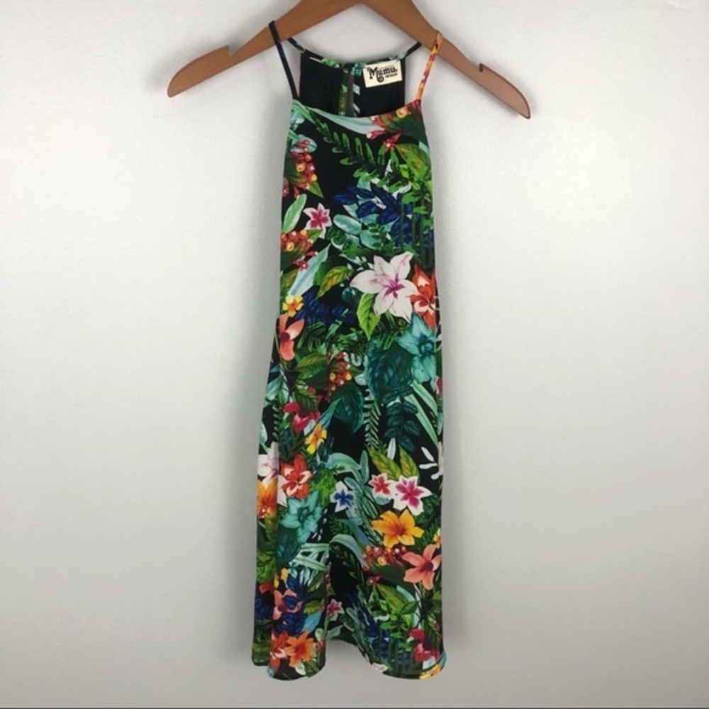 Show Me Your Mumu Gomez Tropical Mini Dress Size Medium Beach Vacation